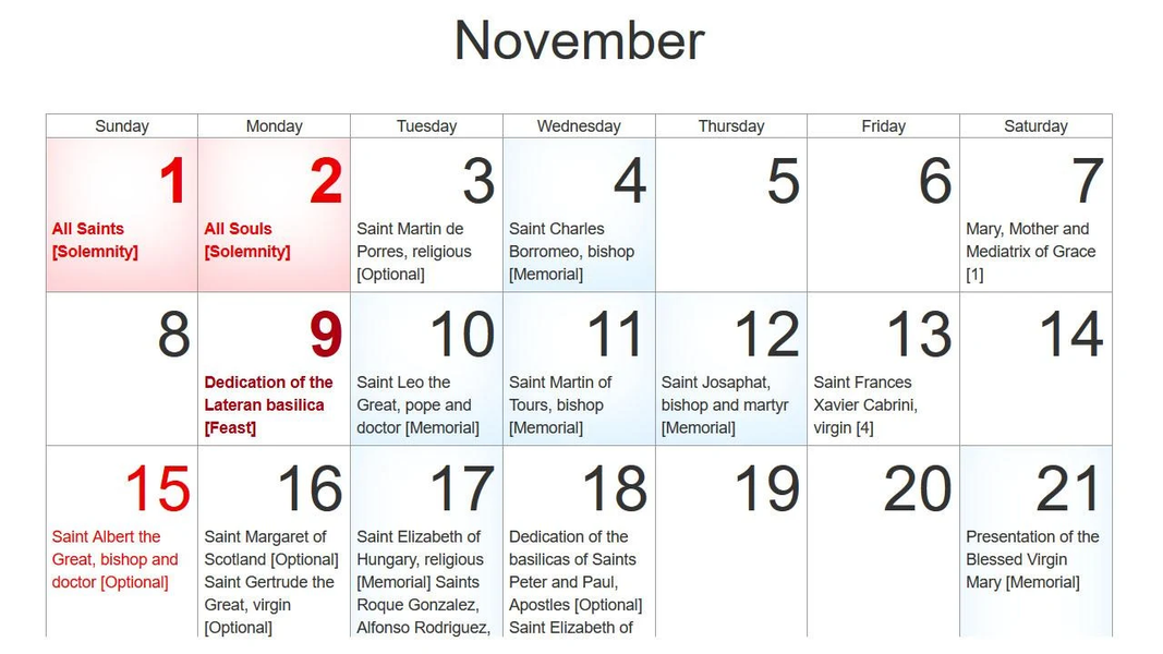 Church Calendar ۲۰۲۵ - عکس برنامه موبایلی اندروید