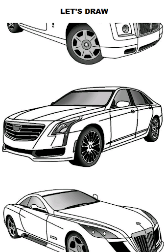 Draw Cars: Luxury - Image screenshot of android app