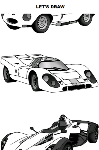 Draw Cars: Race - Image screenshot of android app
