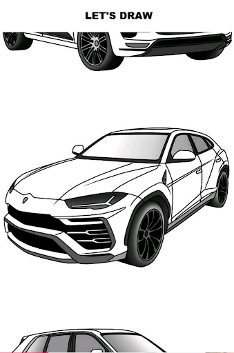 Draw Cars: SUV - عکس برنامه موبایلی اندروید