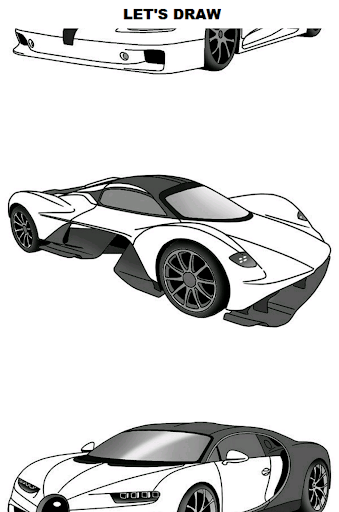 Draw Cars: Hypercar - Image screenshot of android app