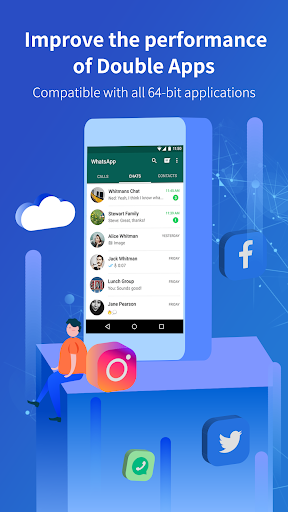 Double Apps - 64Bit Support - عکس برنامه موبایلی اندروید
