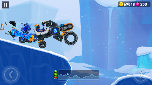 Rovercraft 2 Race a space car - Gameplay image of android game