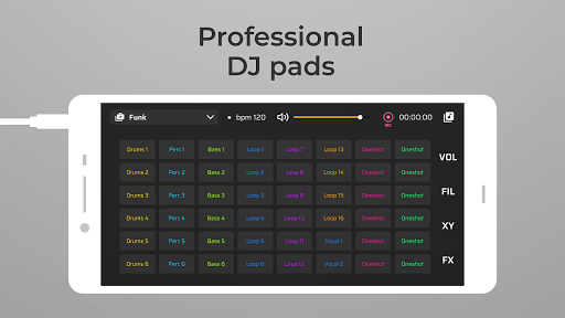 DJ Loop Pads - عکس برنامه موبایلی اندروید