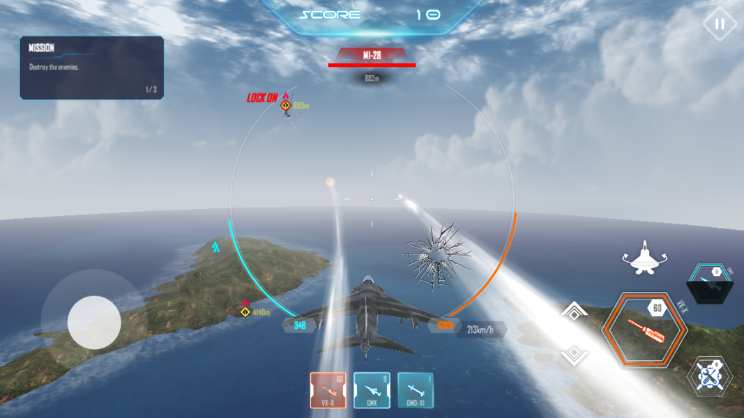 Air Battle Mission - عکس برنامه موبایلی اندروید