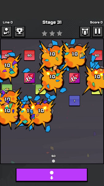 Bricks Breaker Crush - Gameplay image of android game