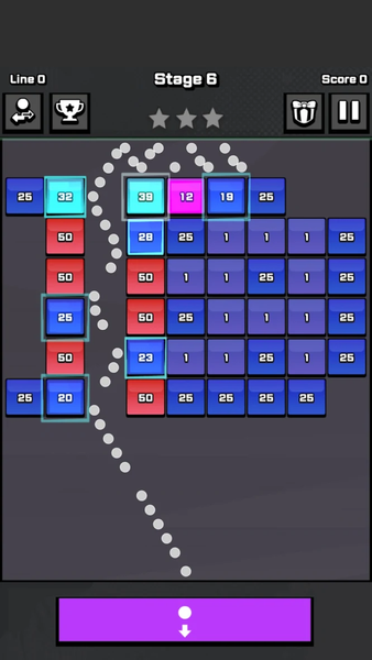 Bricks Breaker Crush - Gameplay image of android game