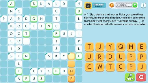 Crossword Quiz - Gameplay image of android game