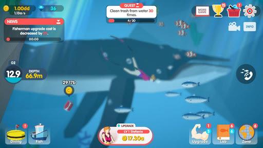 Dream Blue Ocean - Gameplay image of android game