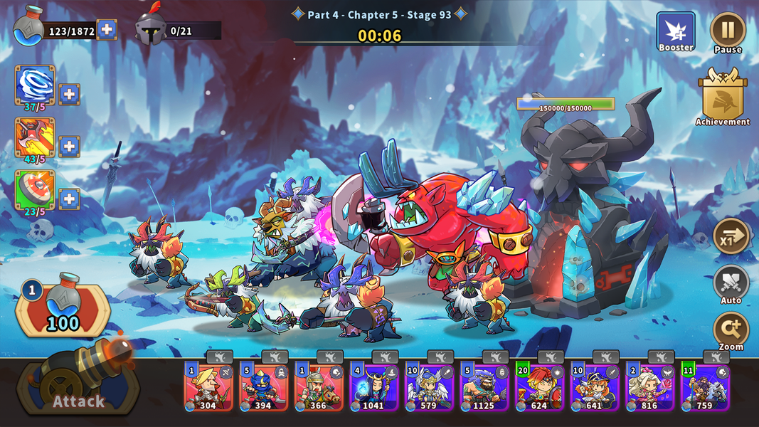 Castle War Defense - Gameplay image of android game