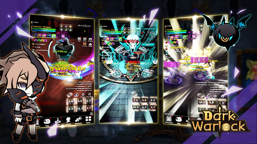 Dark Warlock - Gameplay image of android game