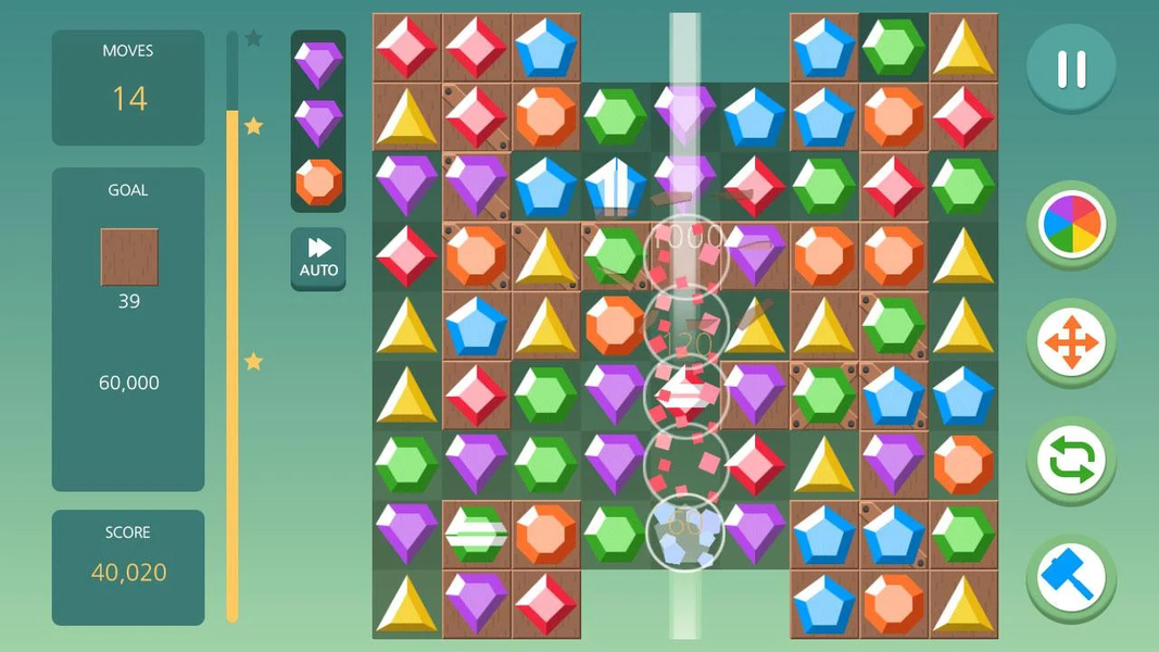 Jewelry Match Mania - Gameplay image of android game