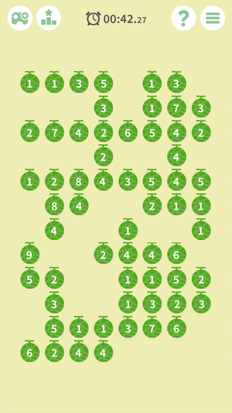 Apple Number Puzzle - Gameplay image of android game