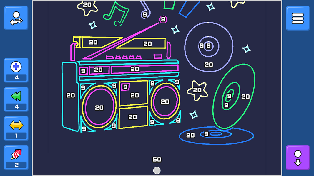 Bricks Breaker Power - Gameplay image of android game