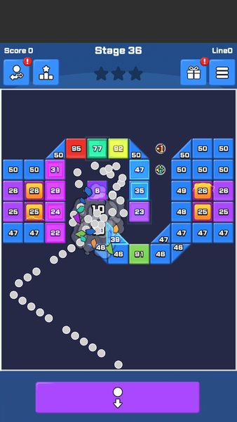 Bricks Breaker Power - Gameplay image of android game