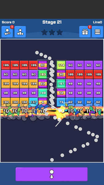 Bricks Breaker Power - Gameplay image of android game