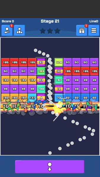 Bricks Breaker Power - Gameplay image of android game
