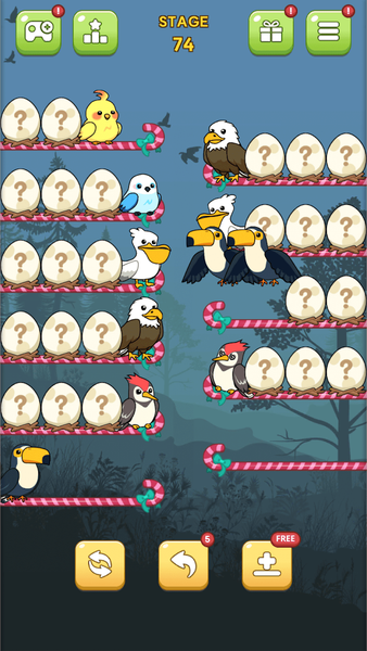 Bird Sort Quest - عکس بازی موبایلی اندروید