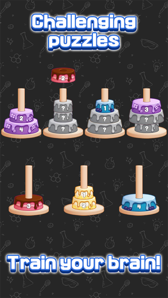 Tower of Hanoi Sort - عکس بازی موبایلی اندروید