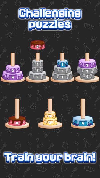 Tower of Hanoi Sort - عکس بازی موبایلی اندروید
