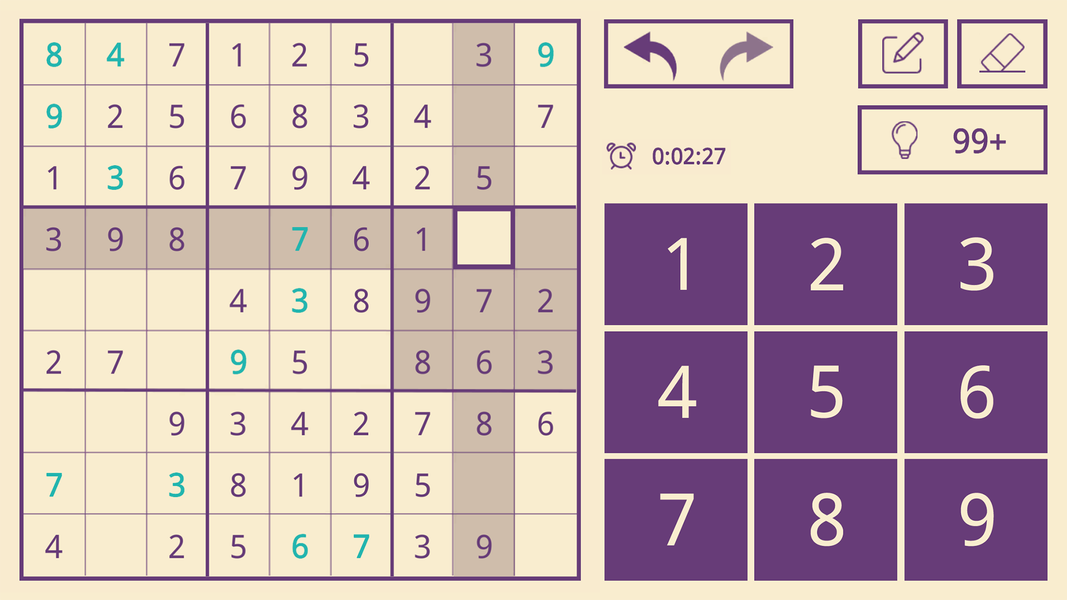 Sudoku Brain Puzzle - عکس بازی موبایلی اندروید