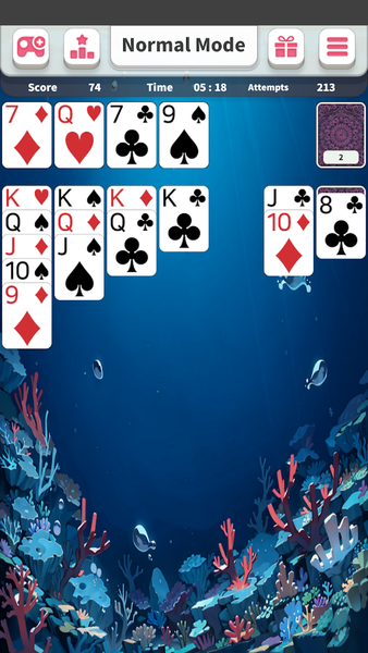 Solitaire Klondike Quest - عکس بازی موبایلی اندروید