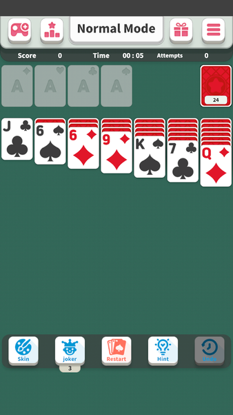 Solitaire Klondike Quest - عکس بازی موبایلی اندروید