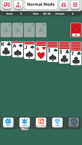 Solitaire Klondike Quest - عکس بازی موبایلی اندروید