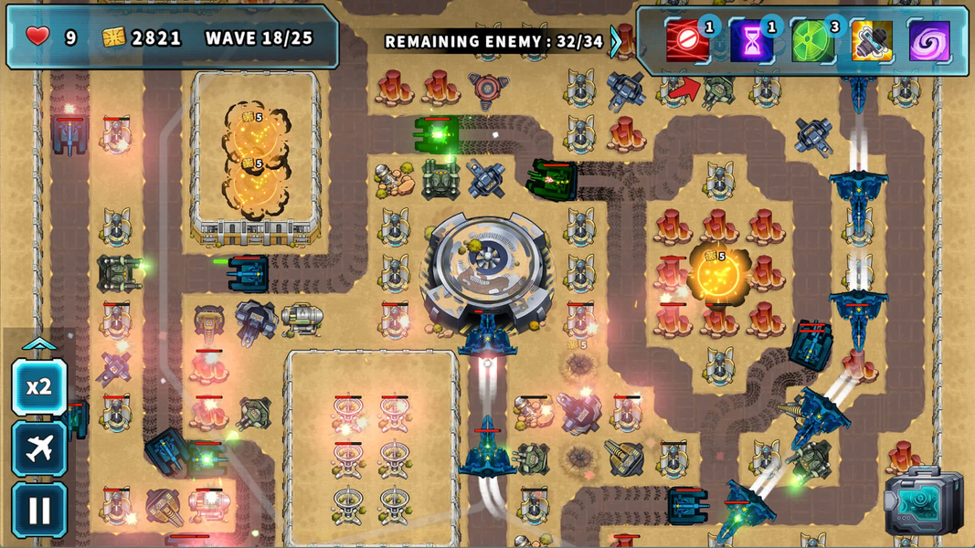 Tower Defense Rush - Gameplay image of android game