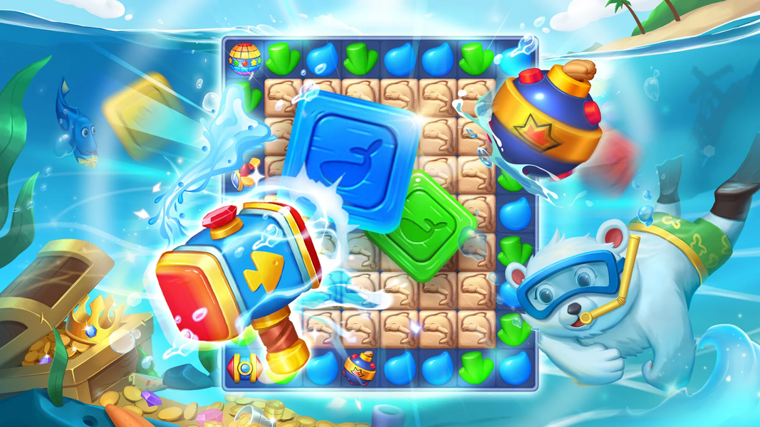 Ocean Puzzle World - Gameplay image of android game
