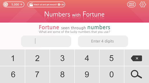 Numbers with Fortune - Image screenshot of android app