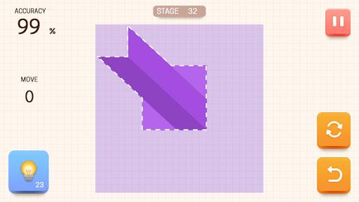 Paper Folding Puzzle - Gameplay image of android game