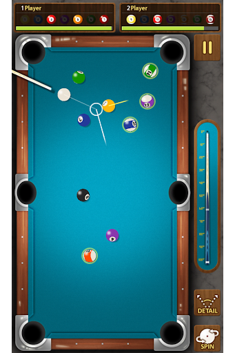 The king of Pool billiards - Gameplay image of android game
