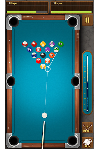 The king of Pool billiards - Gameplay image of android game