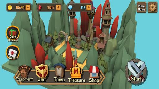 Random Merge Defense - Gameplay image of android game