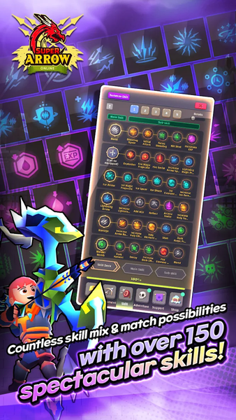 Super Arrow AFK: Skill Combos - Gameplay image of android game