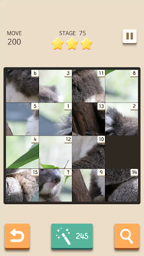 Slide Puzzle King - Gameplay image of android game