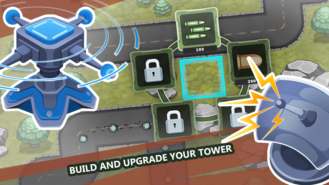 Turret Defense King - Gameplay image of android game