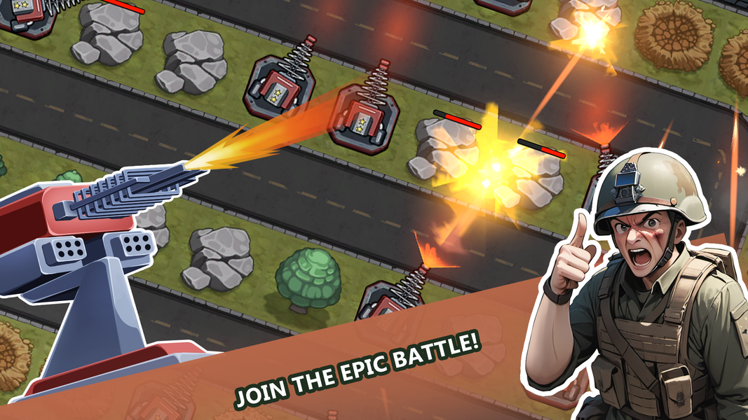 Turret Defense King - Gameplay image of android game