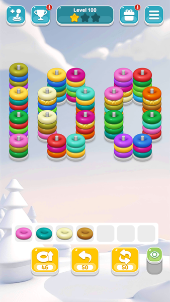 Triple Ring Match - Gameplay image of android game