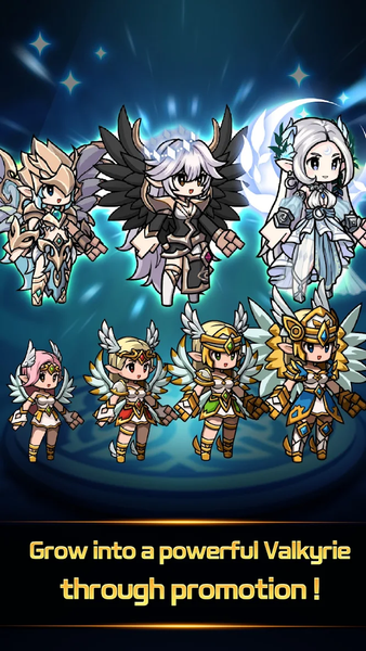 Valkyrie Idle - Gameplay image of android game