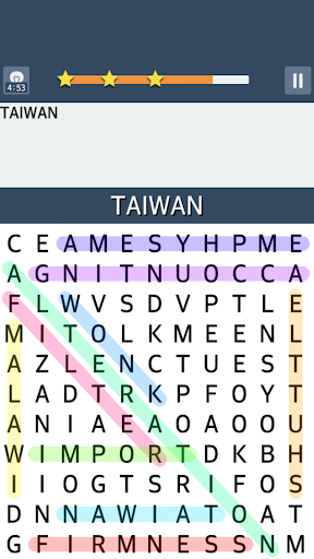 Word Search King - Gameplay image of android game