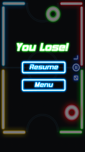 Glow Air Hockey - عکس بازی موبایلی اندروید