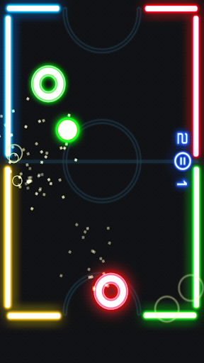 Glow Air Hockey - عکس بازی موبایلی اندروید