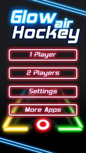 Glow Air Hockey - عکس بازی موبایلی اندروید