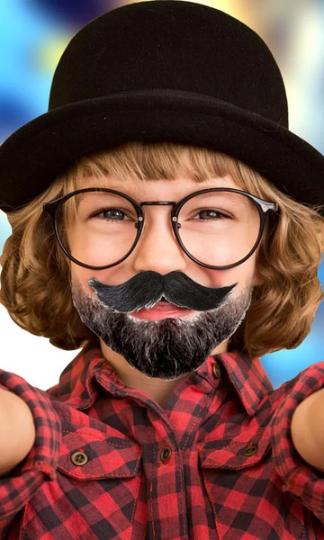 Man Mustache Beard Changer - Image screenshot of android app