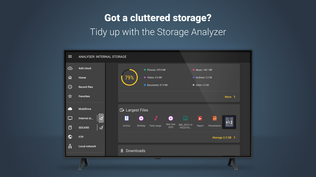 File Commander Manager & Vault - عکس برنامه موبایلی اندروید