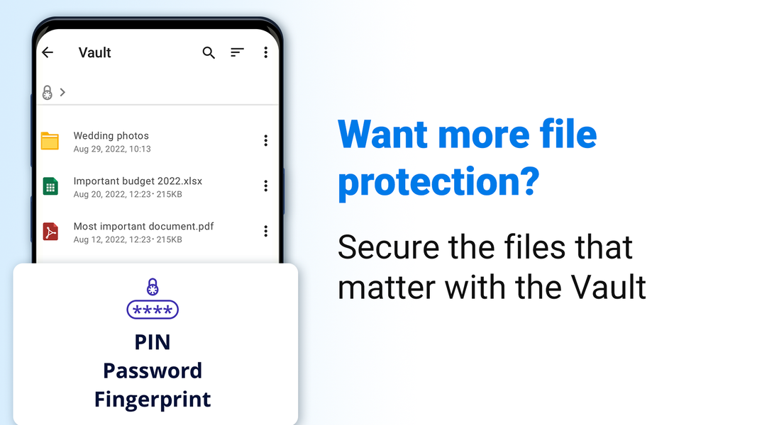 File Commander Manager & Vault - عکس برنامه موبایلی اندروید