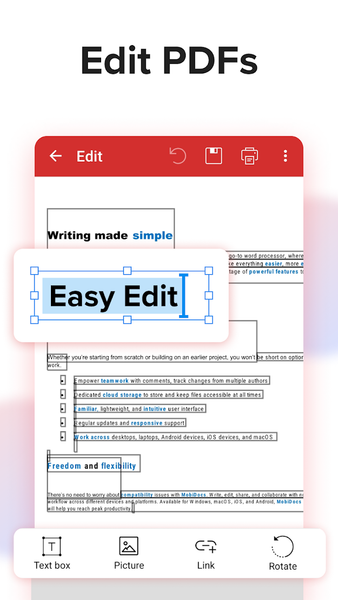 Mobi PDF・Editor・Scanner・Reader - Image screenshot of android app