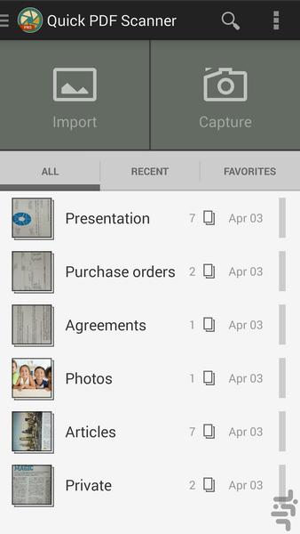 Quick PDF Scanner - Image screenshot of android app